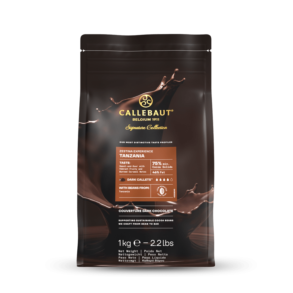 Zartbitter Schokoladen Callets Tansania 75% 1kg
