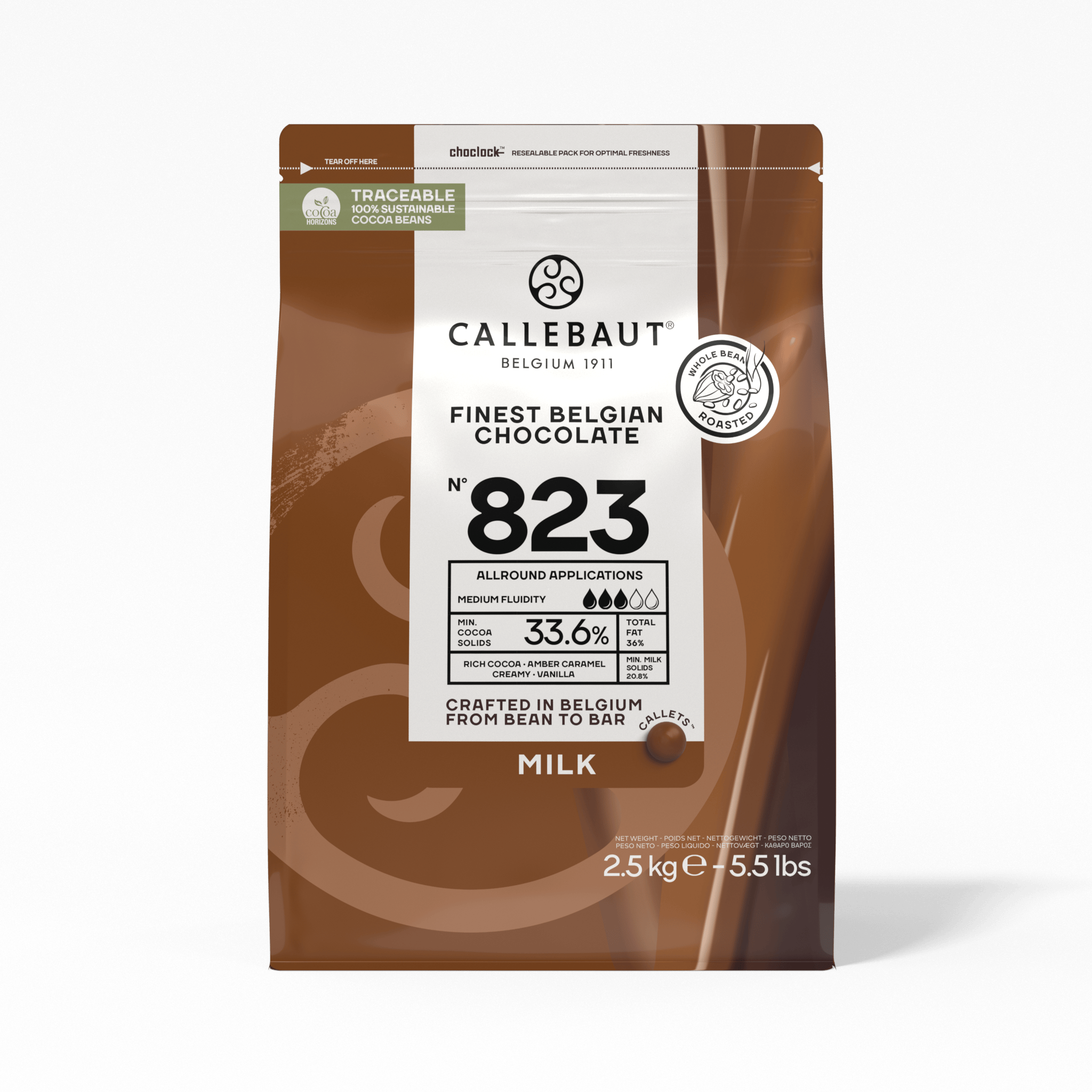 Milk Chocolate Callets: Recipe N 823