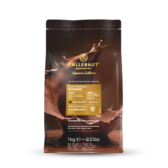 Vollmilch Schokoladen Callets Velvet Ecuador 40% 1kg