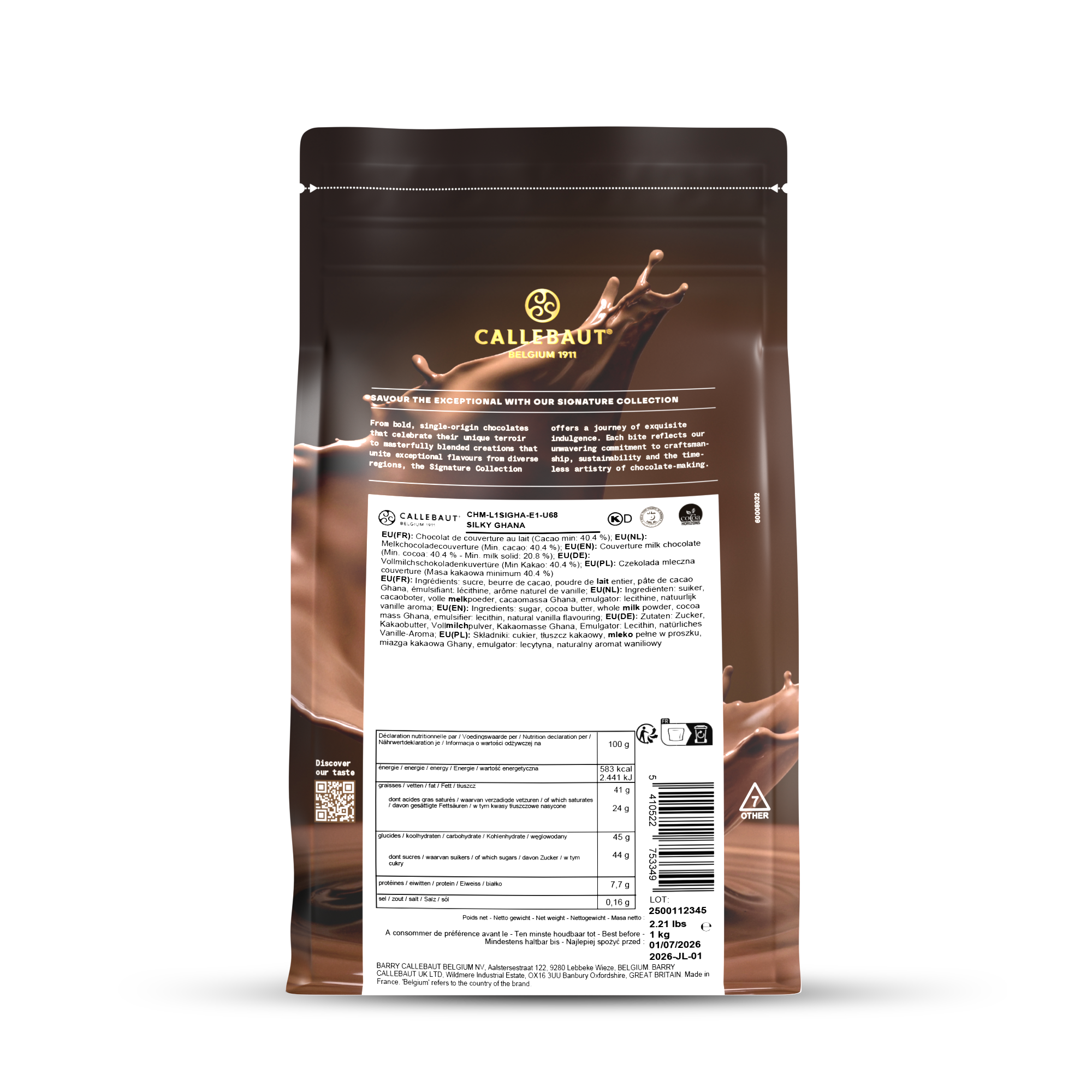 Couverture Milk Chocolate - Ghana 40%, , small