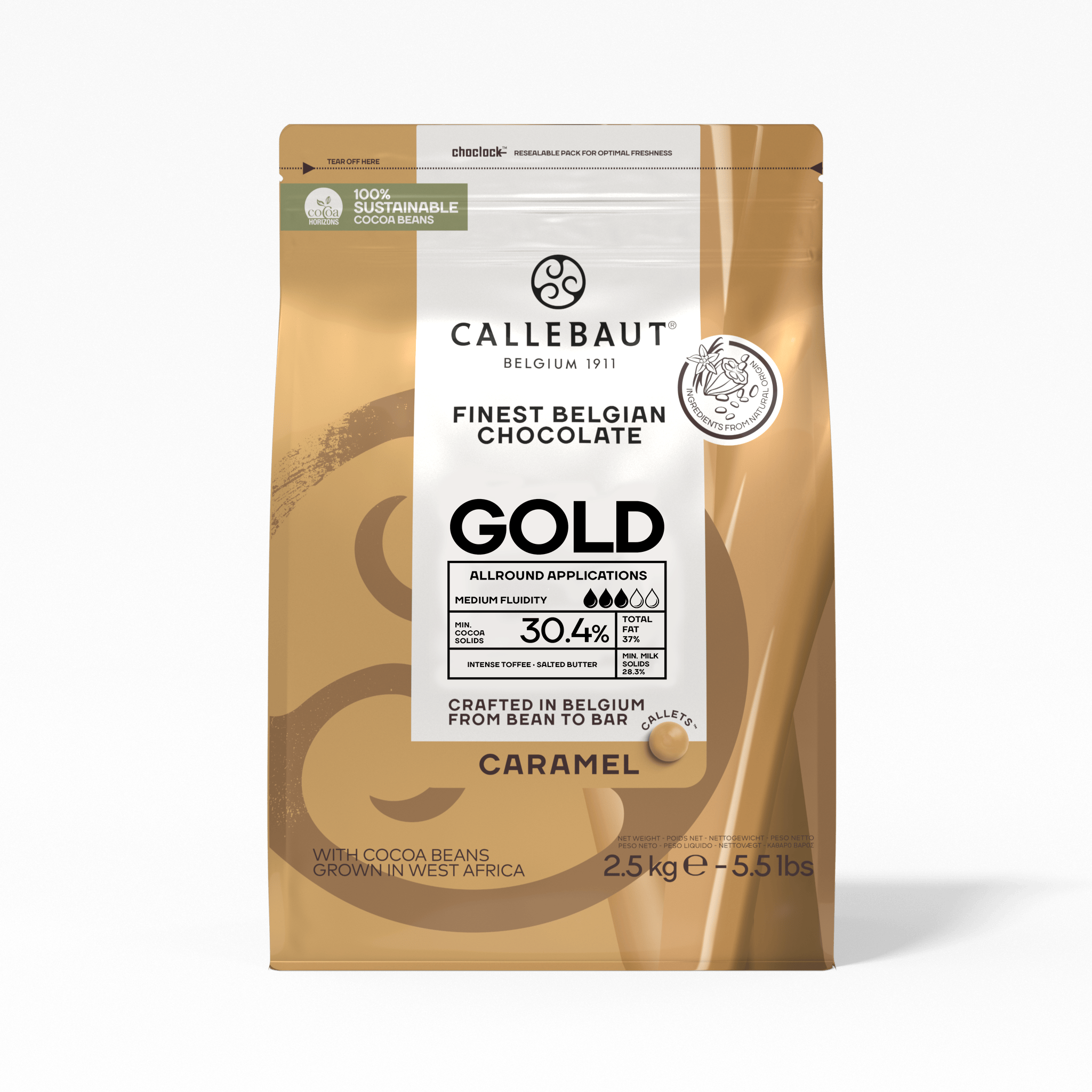 Caramel Chocolate Callets: Gold, , small