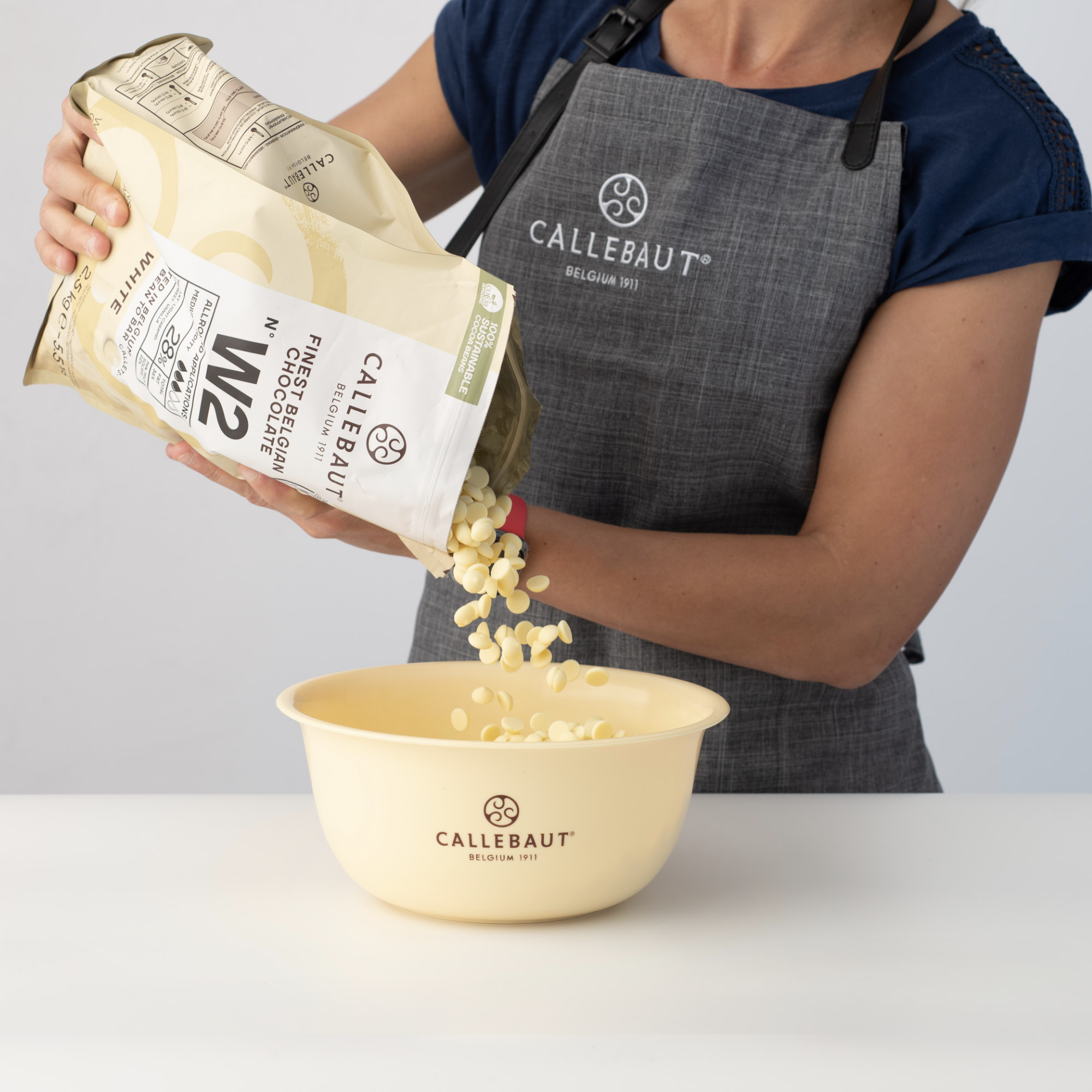 White Chocolate Callets: Recipe N W2, , large