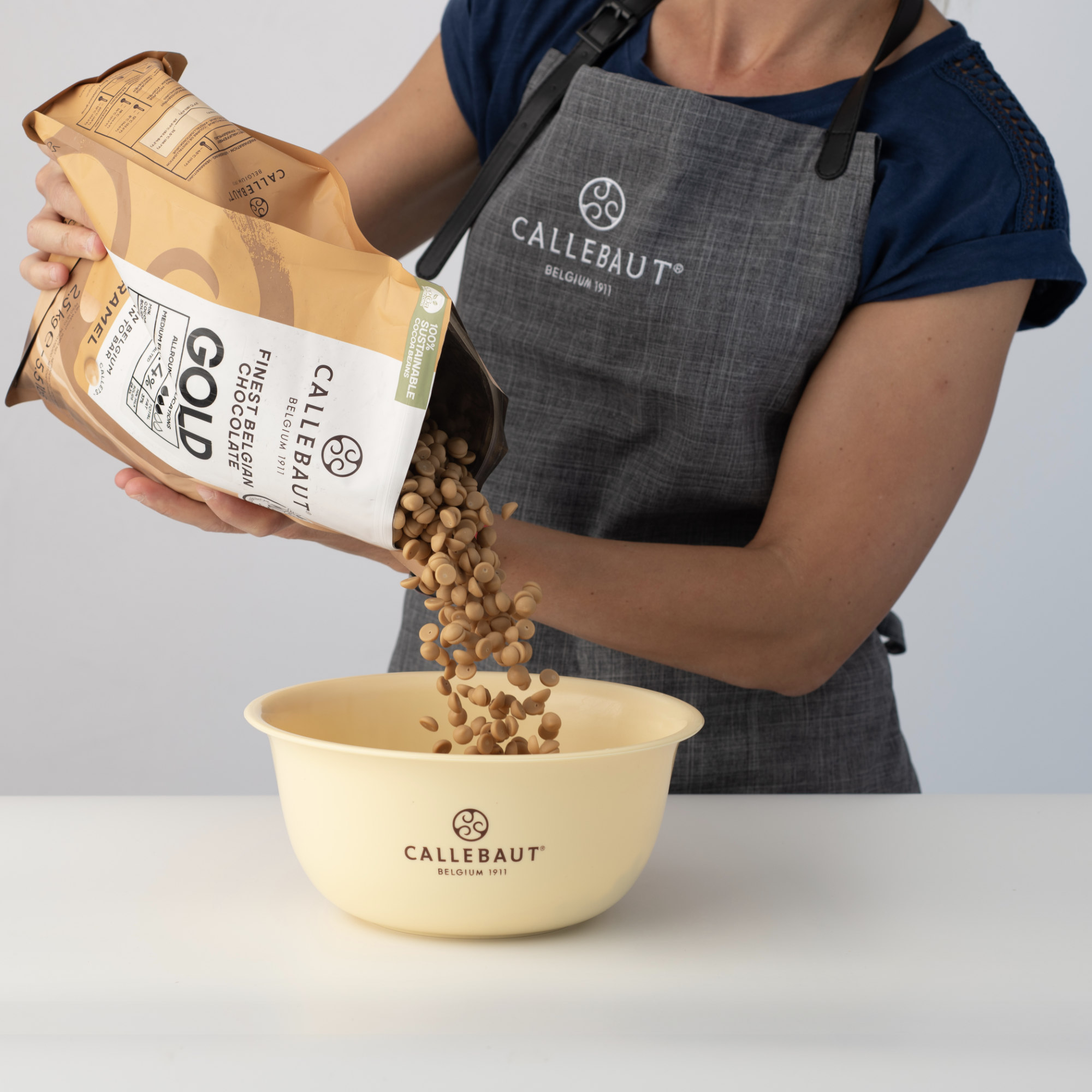 Caramel Chocolate Callets: Gold, , large